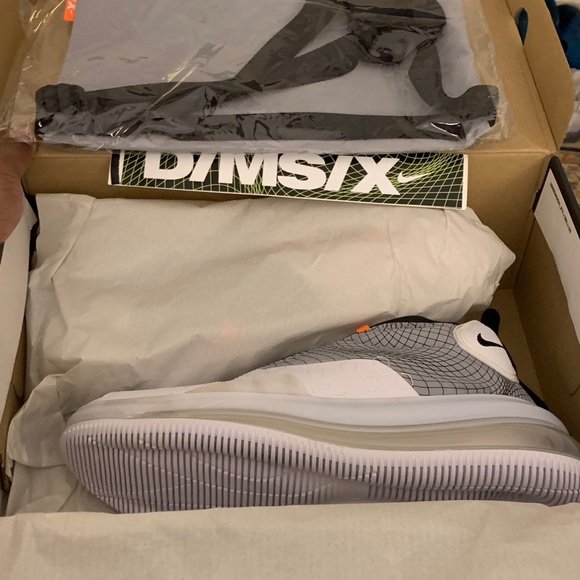 NIB Nike Air Max 720 Waves White/Black/Wolf Grey - Picture 5 of 10